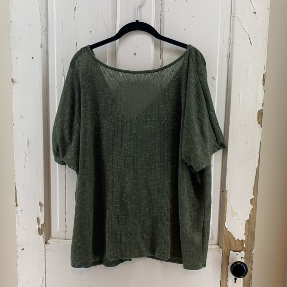 Shop Basic USA Scoop Back Lightweight Sweater L - Picture 1 of 5